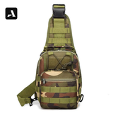 Crossbody Bag Tática Oxford 600D – Proteção Impermeável e Organização Modular