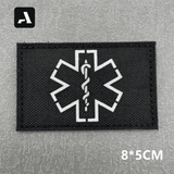 Patch Tático Médico Star of Life – IR Reflexivo e Corte a Laser (Premium)
