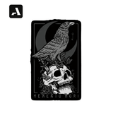 Patch Tático Memento Mori – Corvo Negro e Caveira (Estilo Punk/Moral)