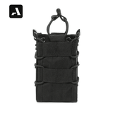 Porta-Carregador Duplo Tático AR-AK – Sistema MOLLE e Retenção Elástica