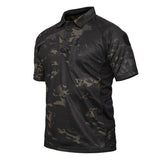 Camiseta Tática Militar Camuflada – Secagem Rápida, Esportes Outdoor, Hiking, Caça e Airsoft