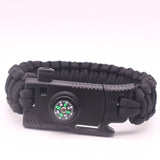 Bracelete Tático Paracord Sobrevivência 5 Em 1 - Bússola