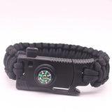 Bracelete Tático Paracord Sobrevivência 5 Em 1 - Bússola