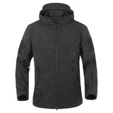 Jaqueta Tática Softshell Impermeável Corta Vento - Capuz Removível