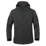 Jaqueta Tática Softshell Impermeável Corta Vento - Capuz Removível