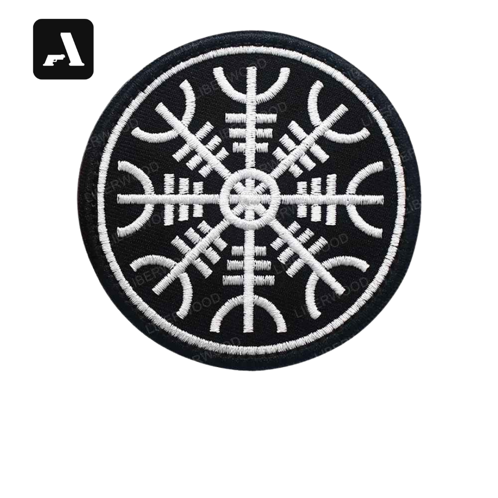 Remendo Tático Viking Bússola Runa