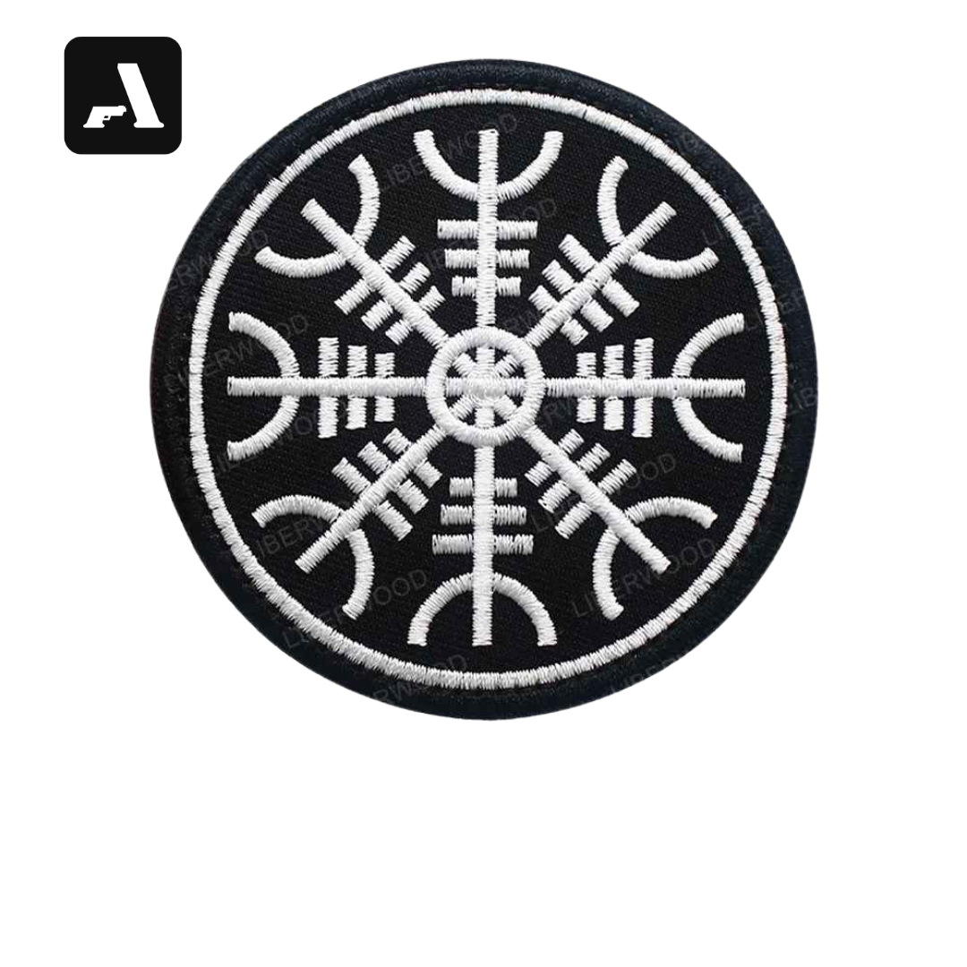 Remendo Tático Viking Bússola Runa