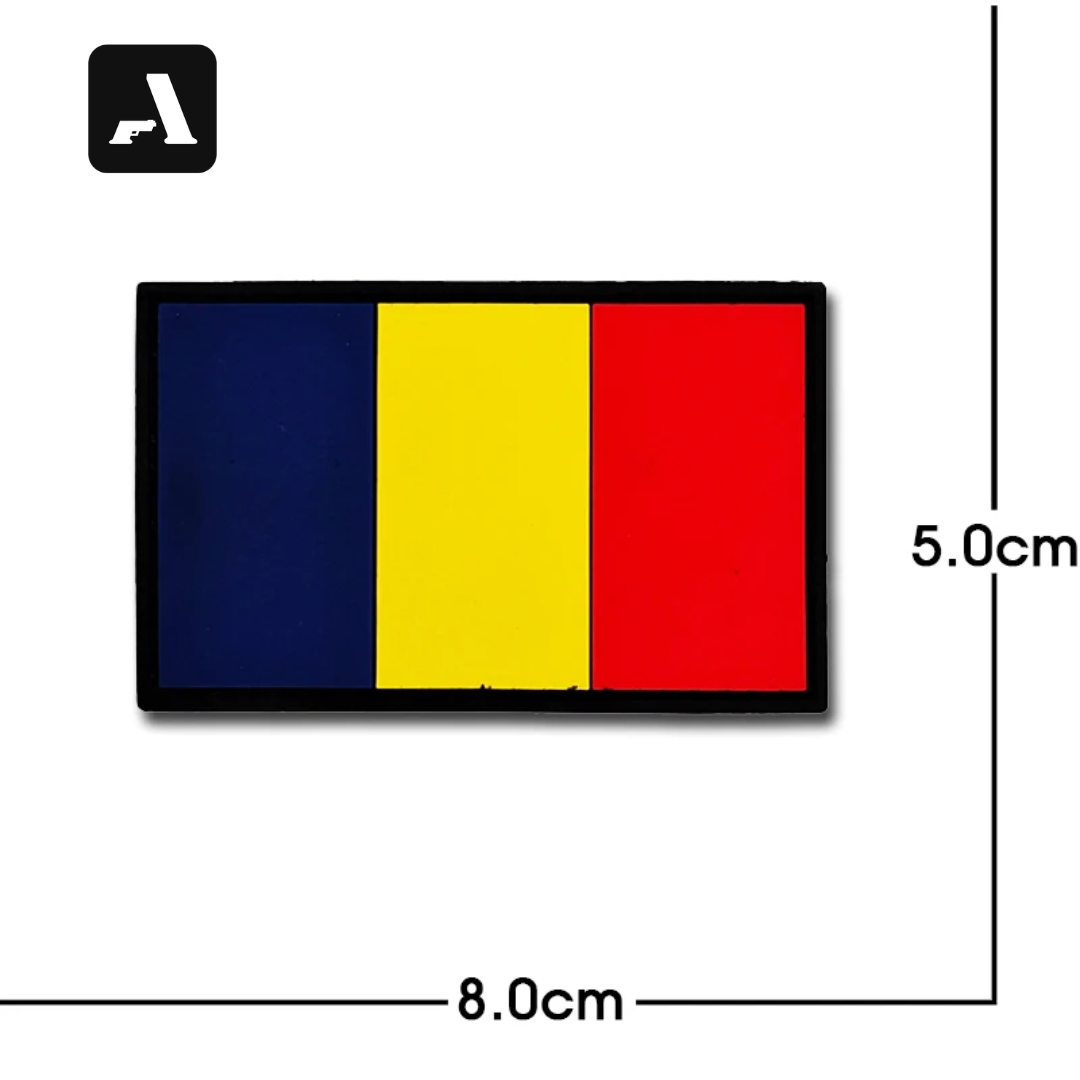 Patches de Bandeira PVC 3D – Identificação Tática Internacional