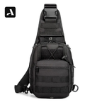 Crossbody Bag Tática Oxford 600D – Proteção Impermeável e Organização Modular