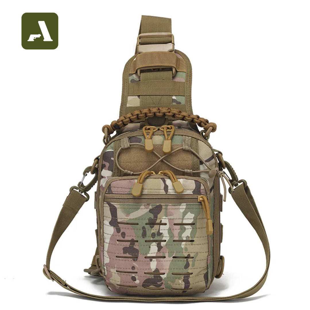 Bolsa Sling Tática Yakeda - Transversal Compacta para EDC, Ciclismo e Outdoor