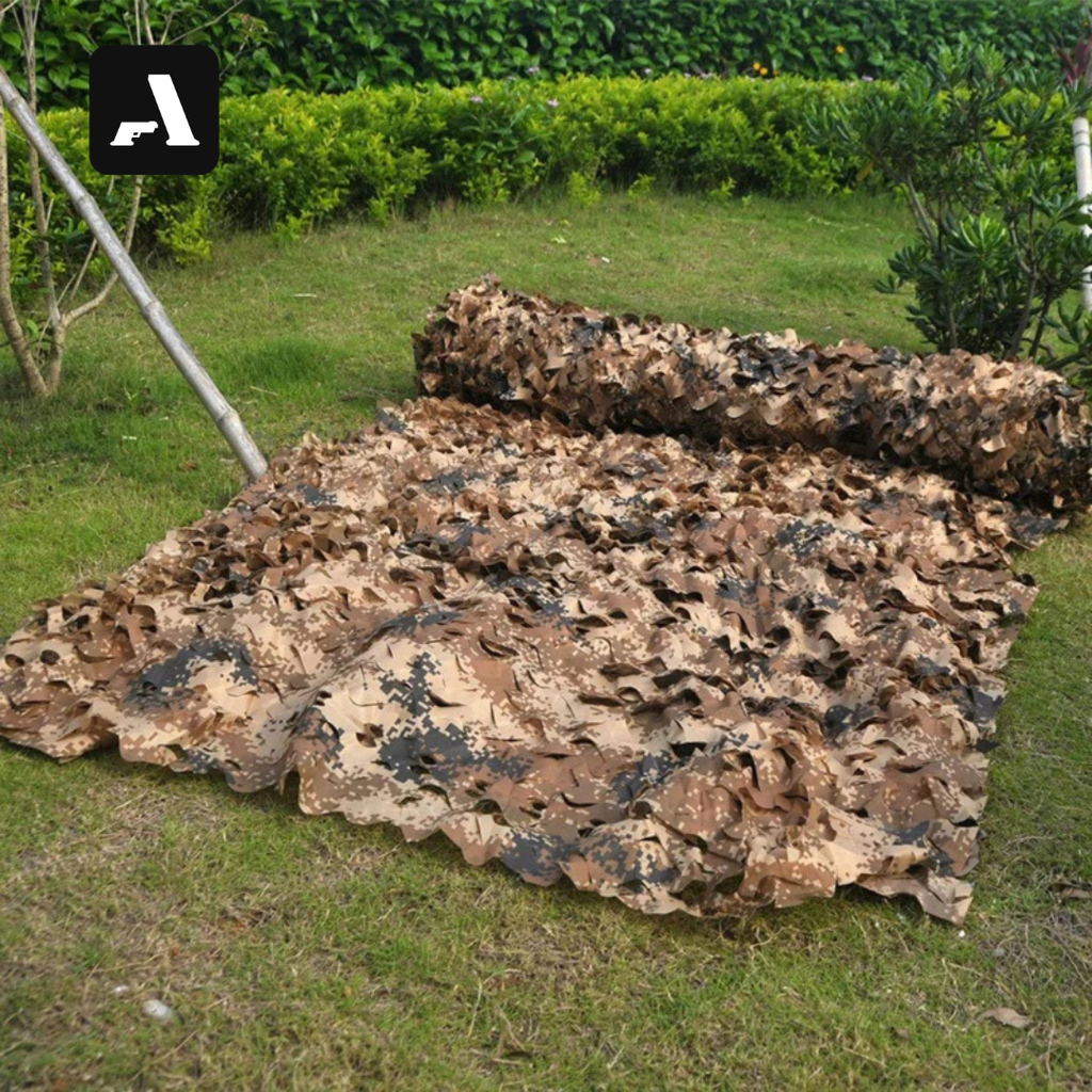 Rede de Camuflagem Tática Multi-Ambiente – Ripstop & Proteção UV