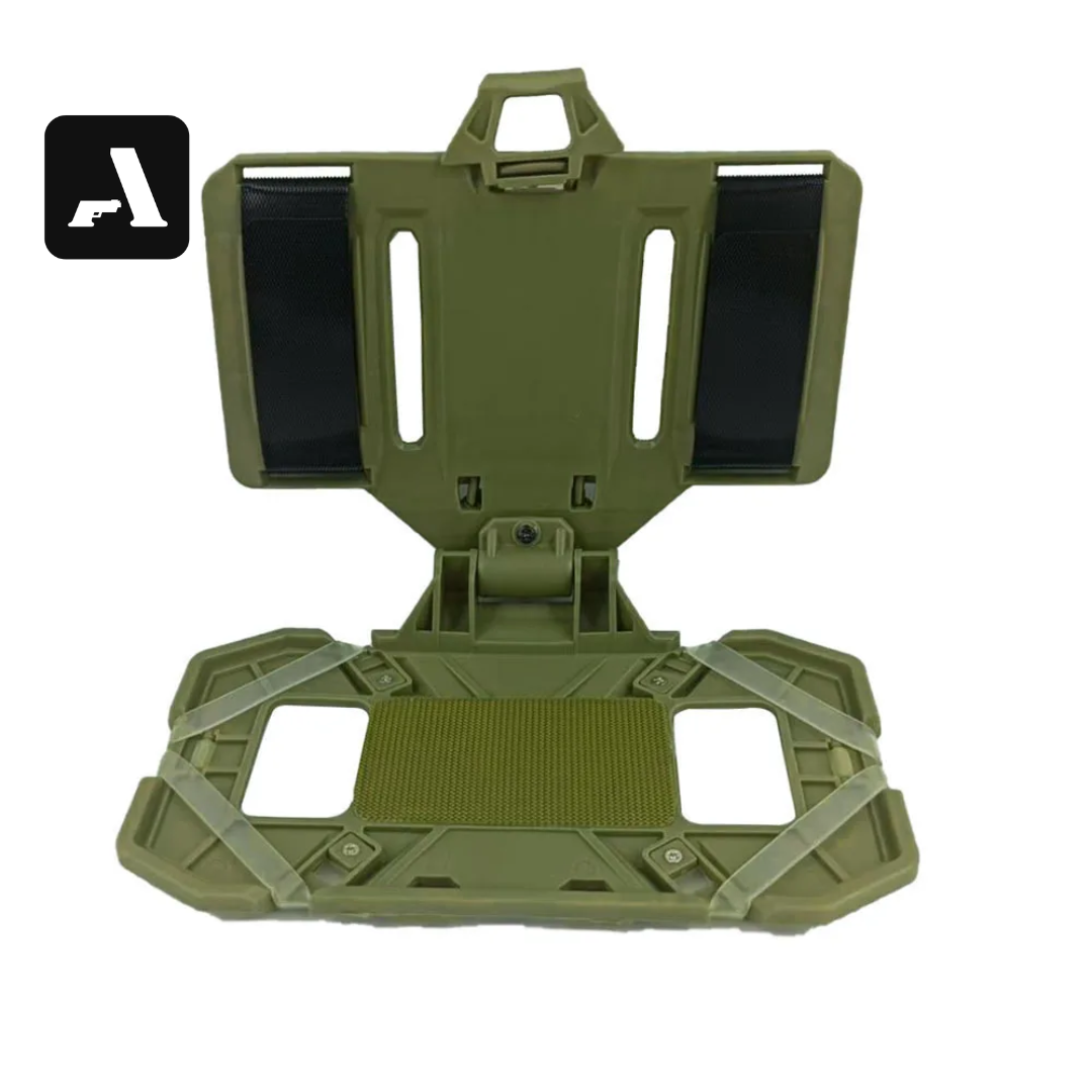Painel de Navegação Tático Dobrável – Suporte de Celular para Colete Molle