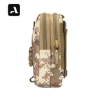 Bolsa de Cintura Tática Compacta 600D – Organizador de Celular e Ferramentas