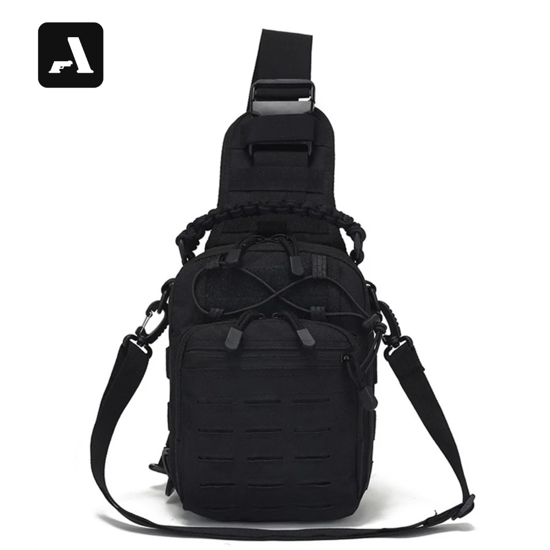 Bolsa Sling Tática Yakeda - Transversal Compacta para EDC, Ciclismo e Outdoor