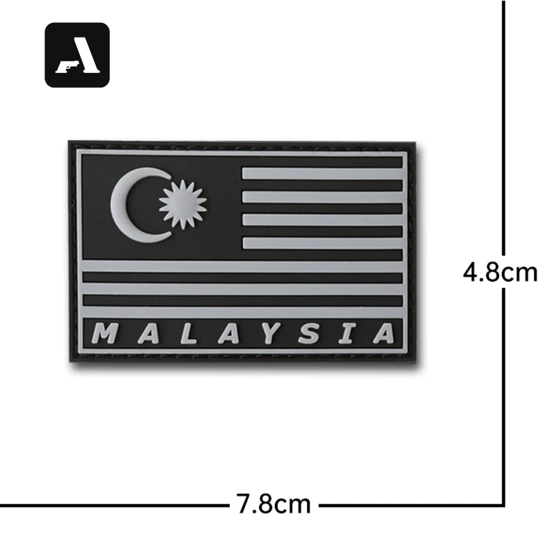 Patches de Bandeira PVC 3D – Identificação Tática Internacional
