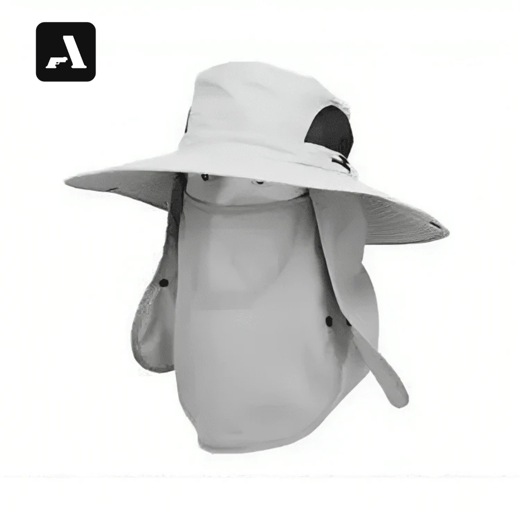 Chapéu De Pesca E Camping Sunblock - Proteção Uv Fps 50+