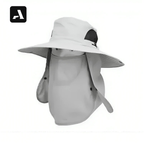 Chapéu De Pesca E Camping Sunblock - Proteção Uv Fps 50+