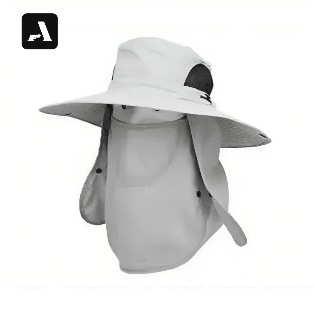 Chapéu De Pesca E Camping Sunblock - Proteção Uv Fps 50+