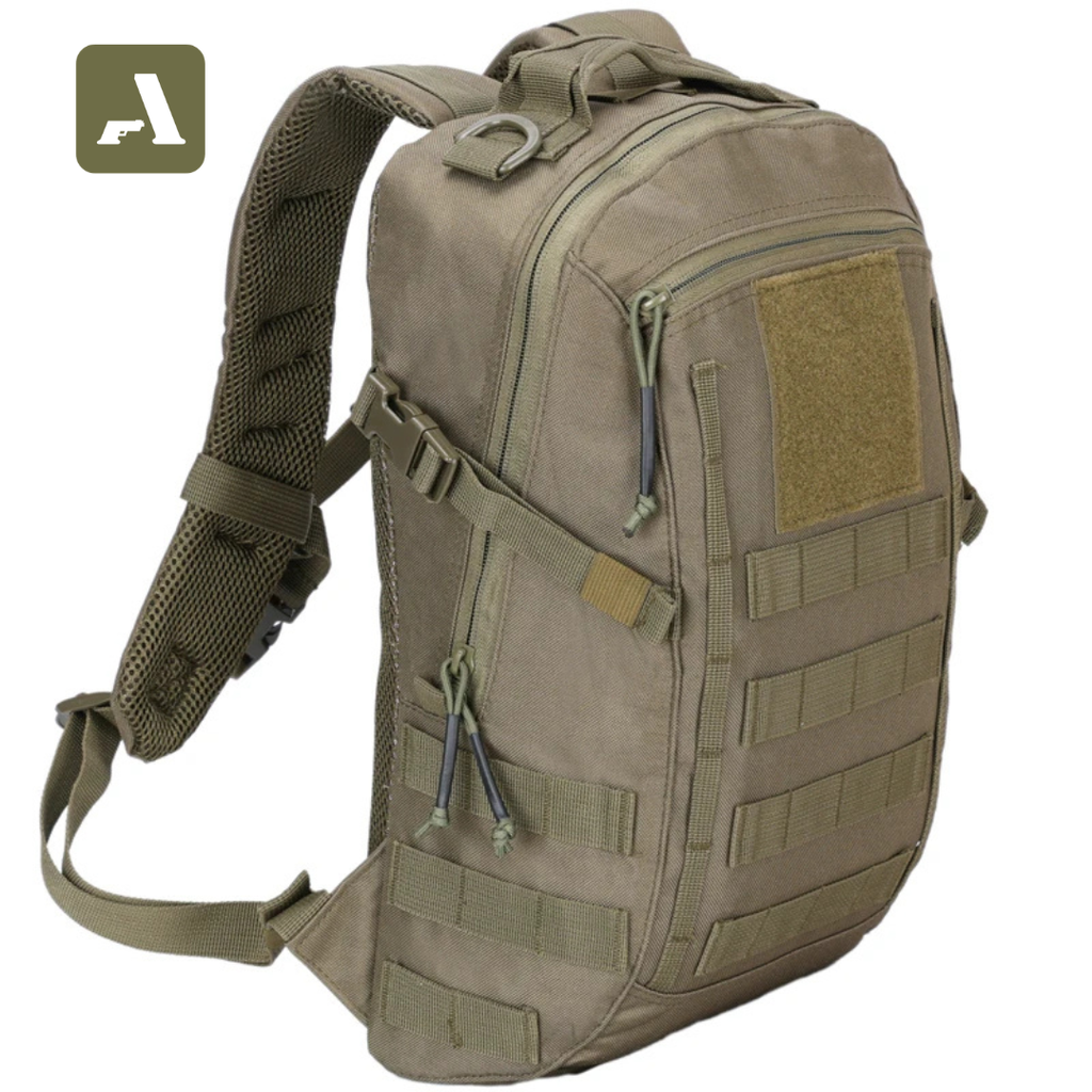 Mochila Tática Compacta Lqarmy 12L – Sistema Molle e Resistente à Água