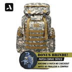 Mochila Militar Tática Soldier 45L Camuflagem - Impermeável