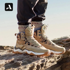 Botas Trekking Couro Genuíno Adventure - Impermeável Respirável