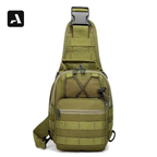 Crossbody Bag Tática Oxford 600D – Proteção Impermeável e Organização Modular