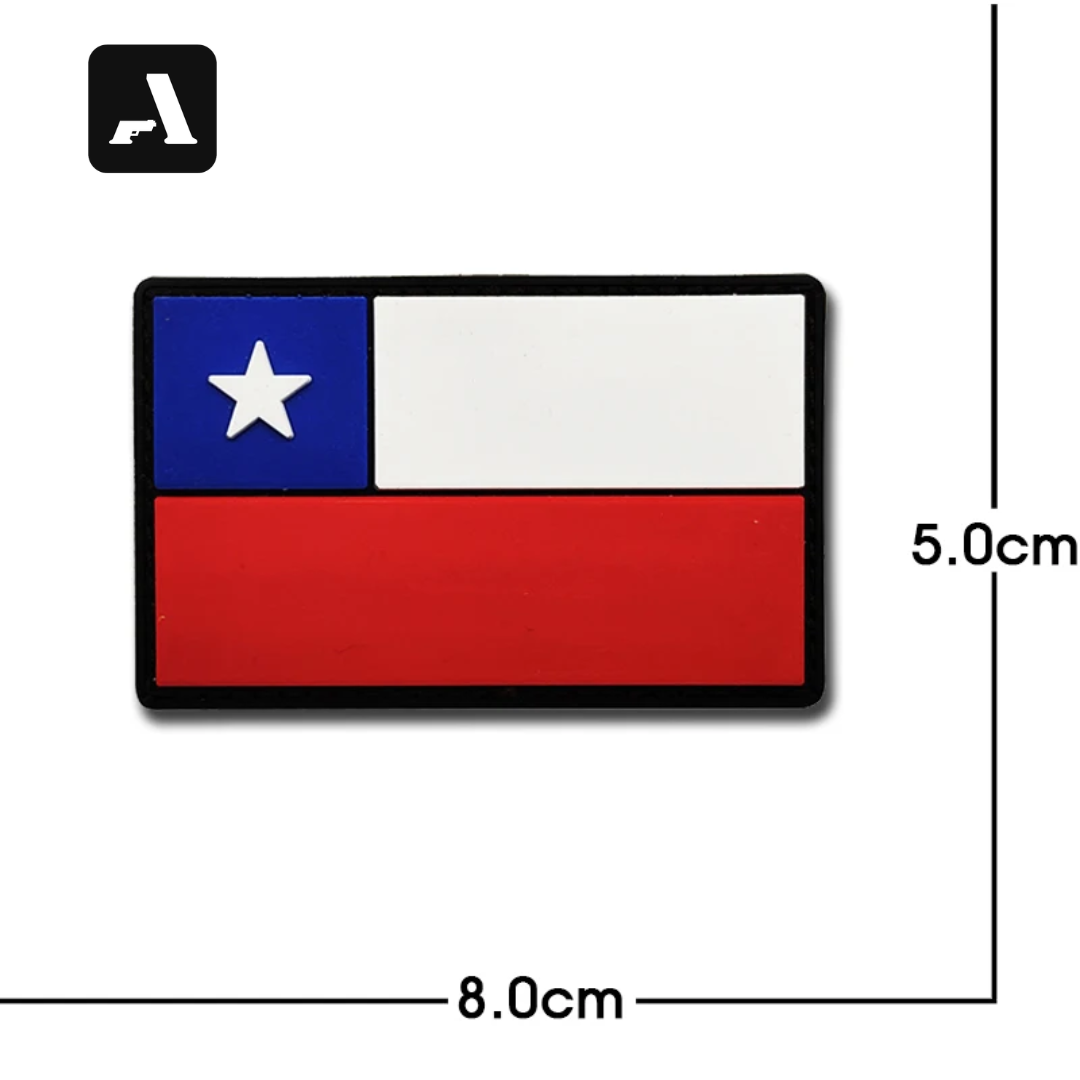 Patches de Bandeira PVC 3D – Identificação Tática Internacional
