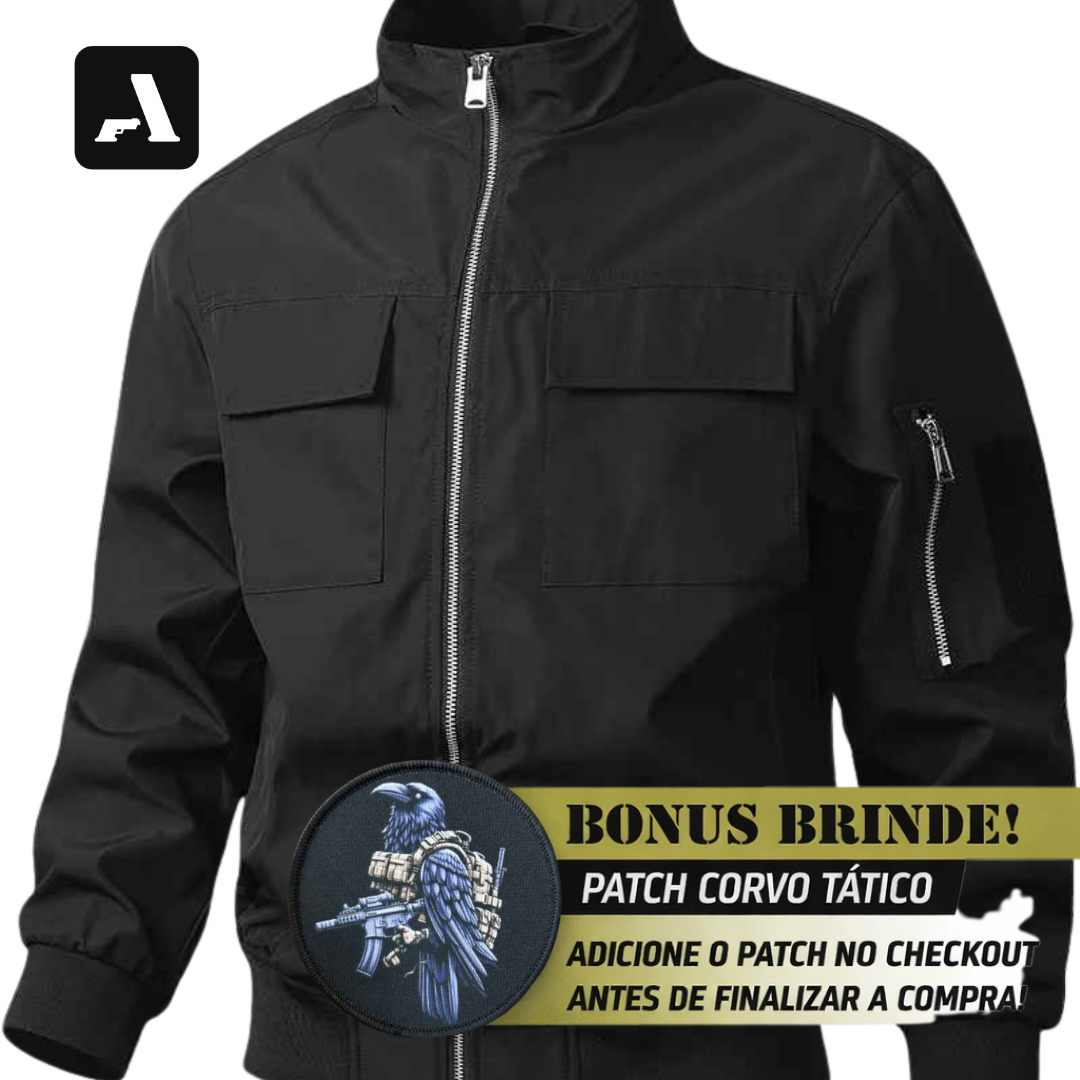 Jaqueta Bomber De Inverno c/Forro Térmico Interno – Corta-Vento