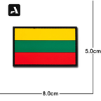 Patches de Bandeira PVC 3D – Identificação Tática Internacional