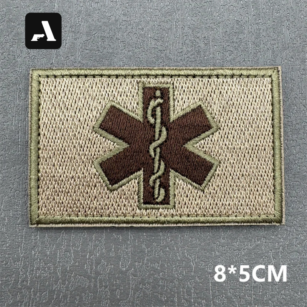 Patch Tático Médico Star of Life – IR Reflexivo e Corte a Laser (Premium)