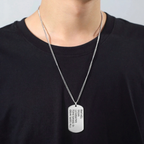 Dog Tag Personalizada Tatical Gallery – Sua Identidade em Aço Inoxidável