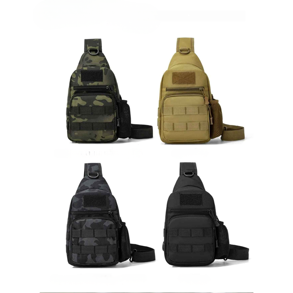 Bolsa Transversal Tática Shell – Proteção Rígida e Alta Capacidade (EDC)