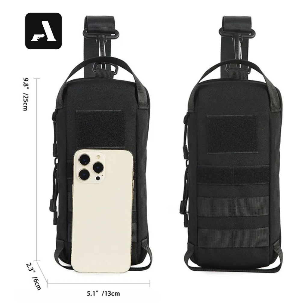 Bolsa de Peito Tática com Coldre IWB – Porte Velado e Fixação Modular