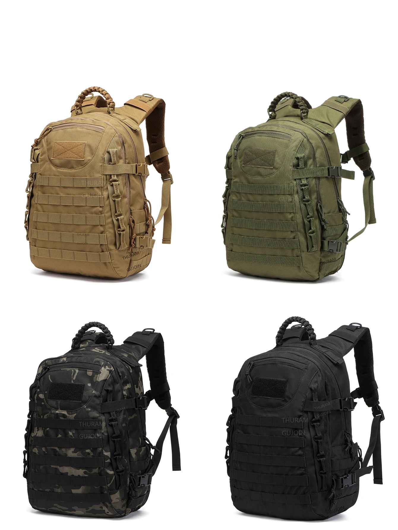 Mochila Tática Assault 38L Thuram – Alta Capacidade e Sistema Molle