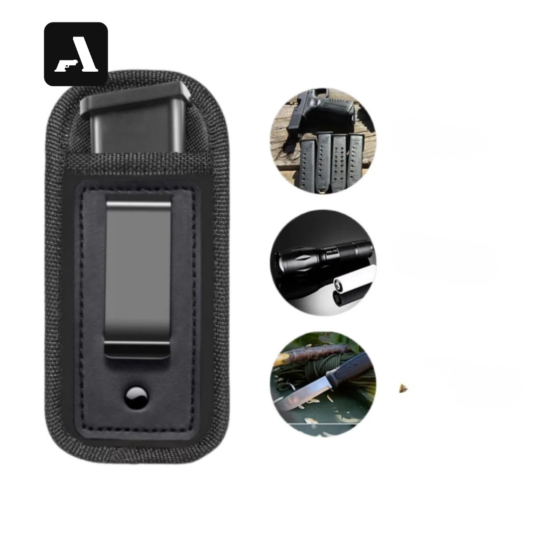 Porta-Carregador Universal IWB – Discrição Total e Versatilidade EDC
