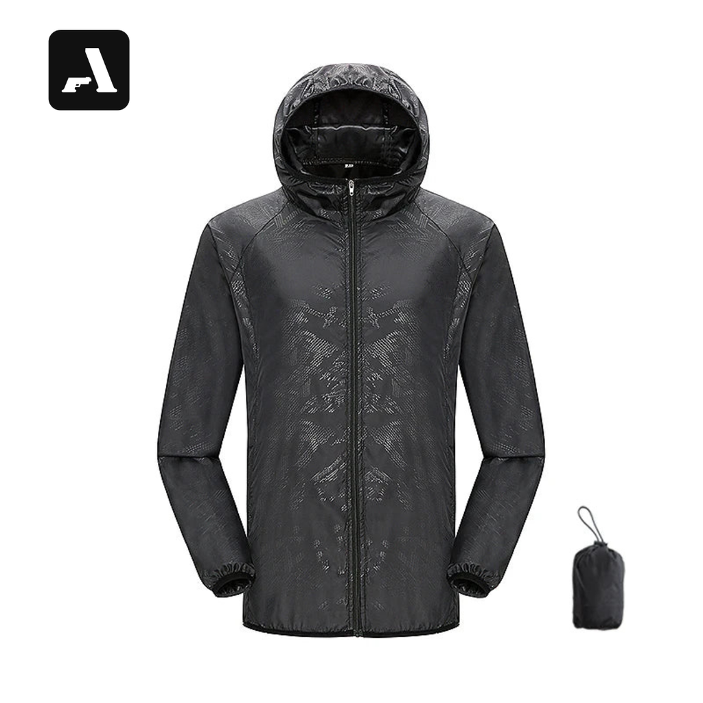 Jaqueta Impermeável LNGXO Unissex – Corta-Vento, Anti-UV, Compacta clone