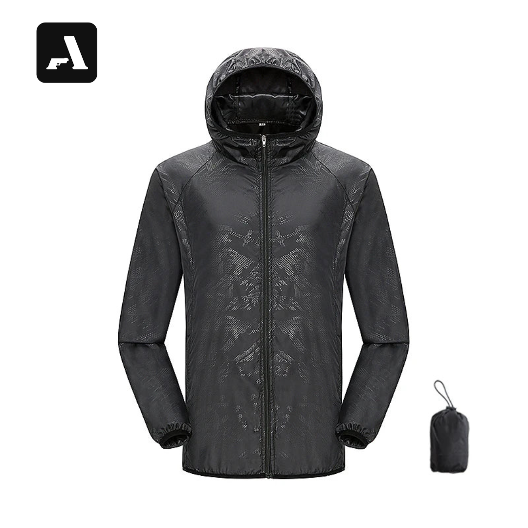 Jaqueta Impermeável LNGXO Unissex – Corta-Vento, Anti-UV, Compacta clone