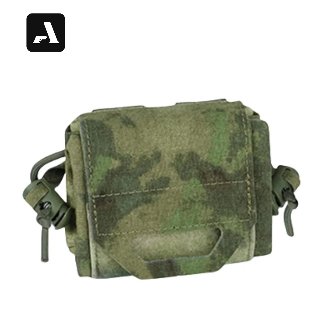 Bolsa de Descarte Tática Dobrável – Sistema MOLLE e Compactação Rápida
