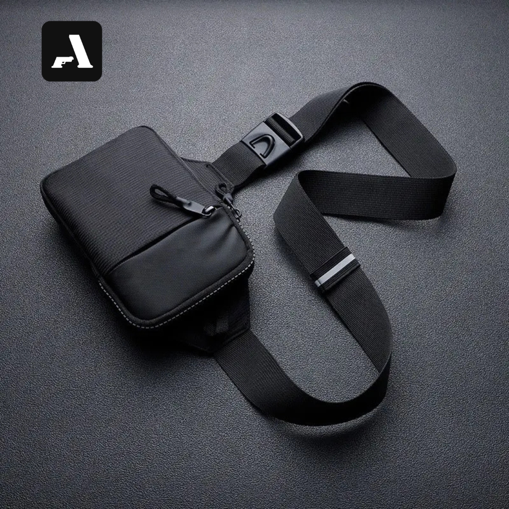 Mini Bolsa de Peito Chest Bag – Nylon Heavy-Duty e Perfil Compacto