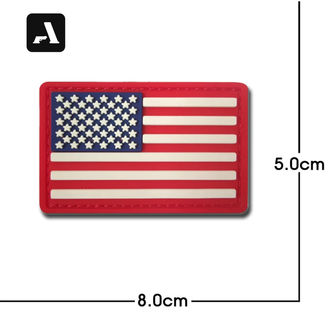 Patches de Bandeira PVC 3D – Identificação Tática Internacional