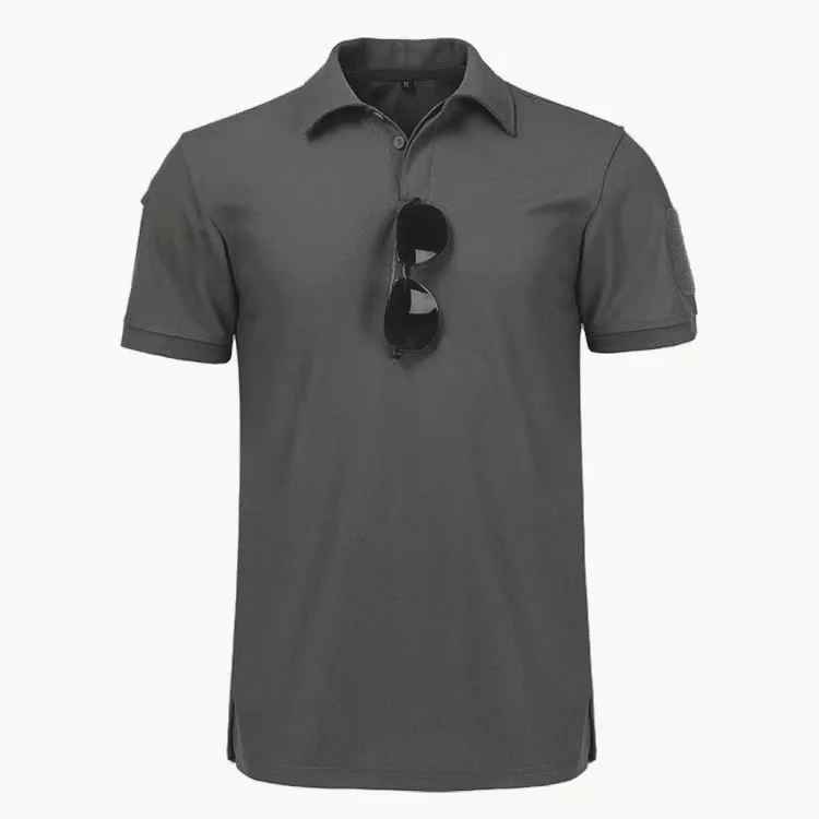 Camiseta Polo Tática Masculina Quick Dry - Secagem Rápida