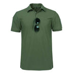 Camiseta Polo Tática Masculina Quick Dry - Secagem Rápida