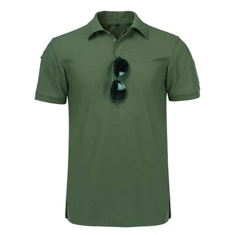 Camiseta Polo Tática Masculina Quick Dry - Secagem Rápida