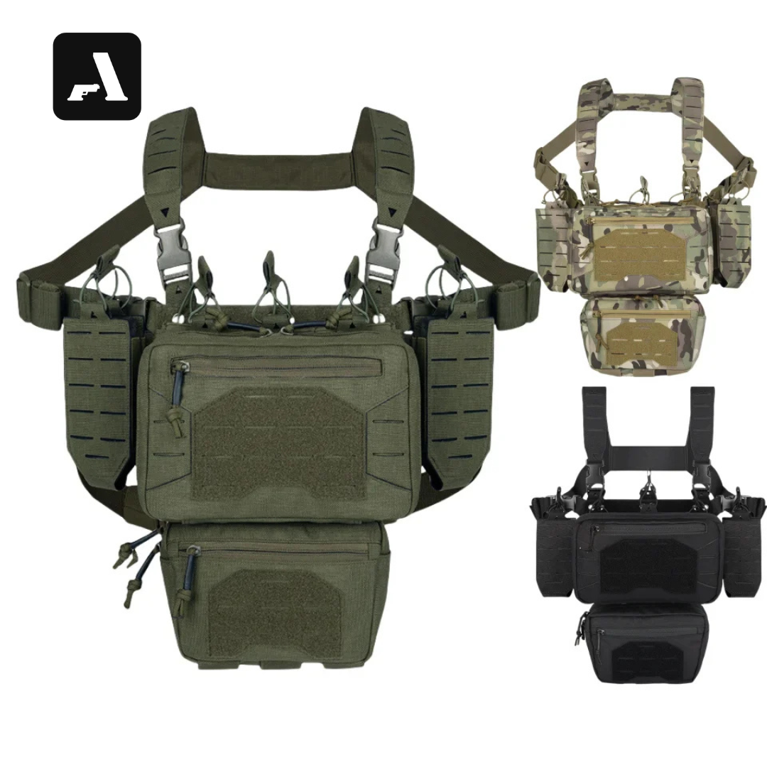 YAKEDA Mini Chest Rig Colete Tático Modular