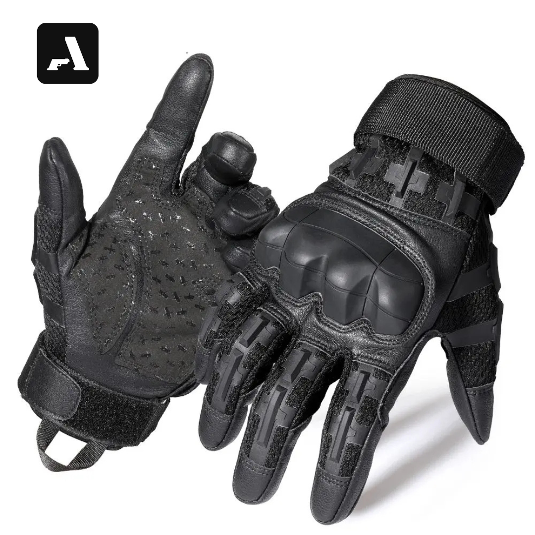 Luvas Táticas Com Touch – Couro Pu