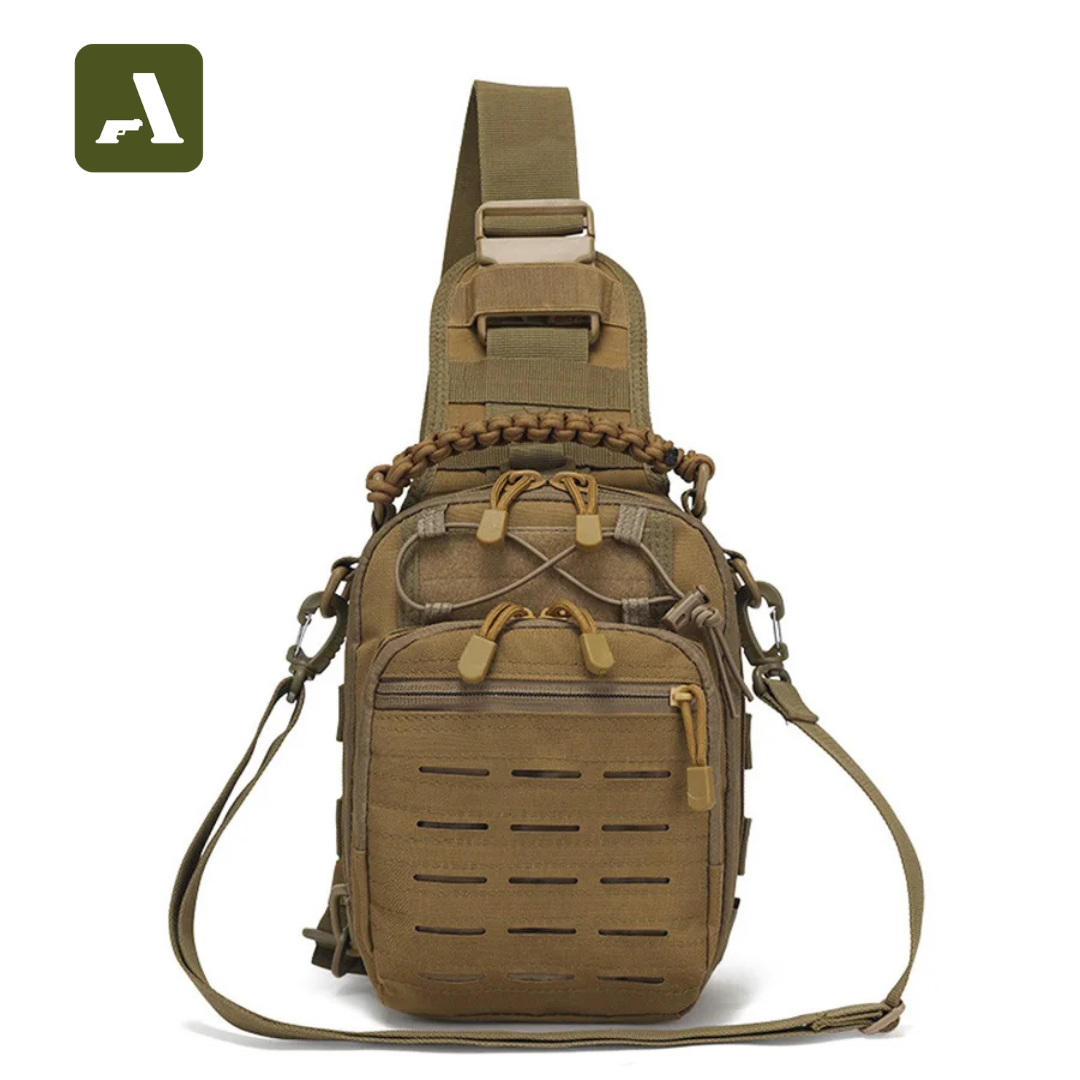 Bolsa Sling Tática Yakeda - Transversal Compacta para EDC, Ciclismo e Outdoor