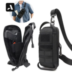 Bolsa de Peito Tática com Coldre IWB – Porte Velado e Fixação Modular