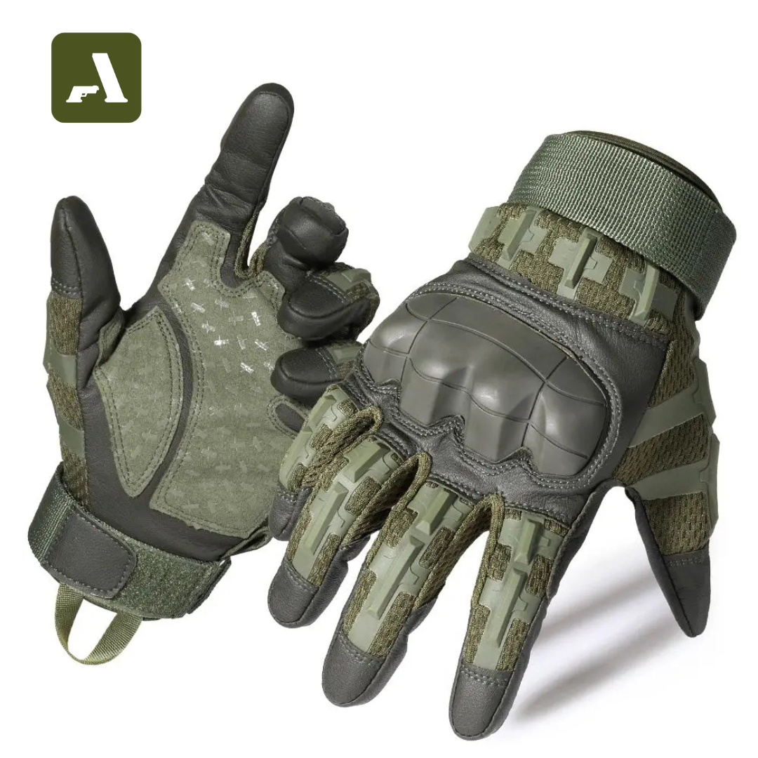 Luvas Táticas Com Touch – Couro Pu