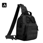 Crossbody Bag Tática Oxford 600D – Proteção Impermeável e Organização Modular
