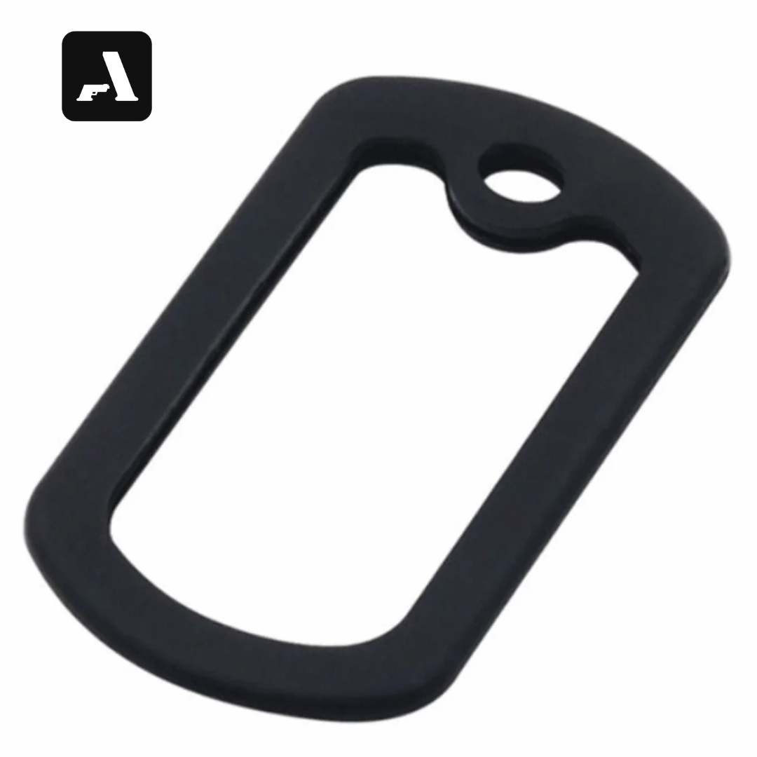 Silenciador Tático para Dog Tag – Silicone High-Grade e Redução de Ruído